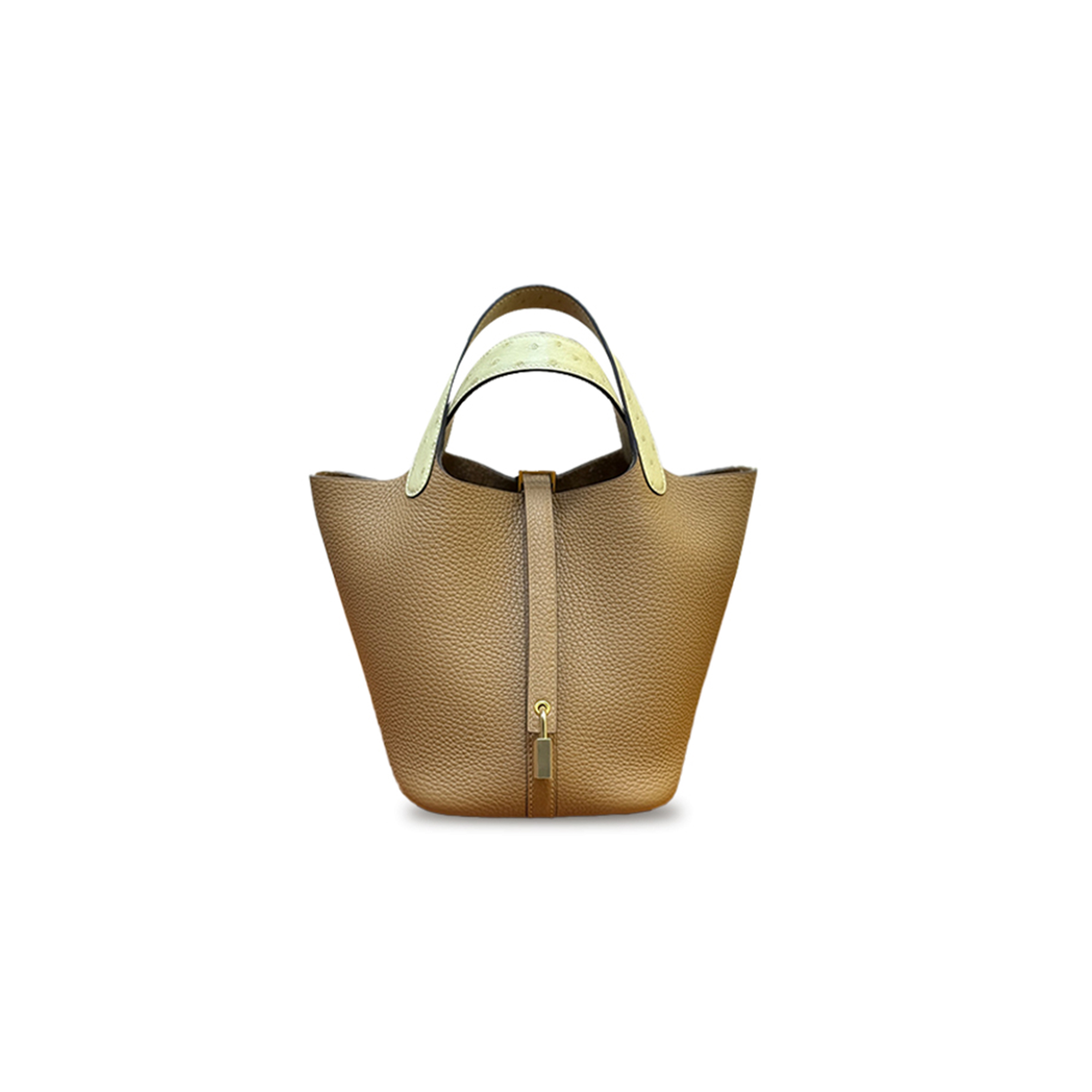 HERMÈS CHAI CLEMENCE PICOTIN LOCK 18 GOLD HARDWARE (18*18*13cm)